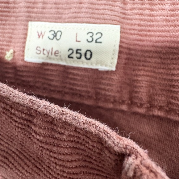 J Crew Pants Mens 30 X 32 Rust Color 250 Corduroy Chino Straight Pockets Stretch - Picture 8 of 9
